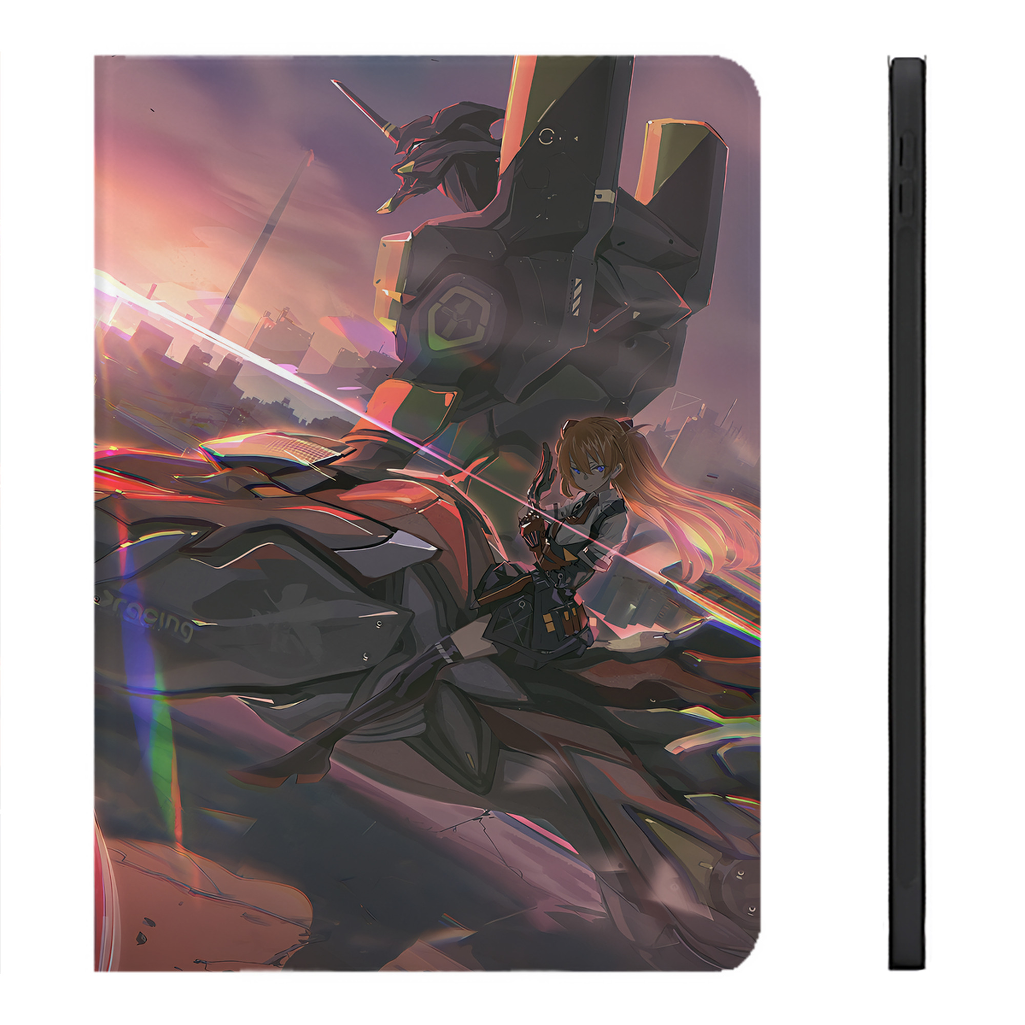 （画像用） EVA 新世紀エヴァンゲリオン IPadケース ペンホルダー付き ブックスタイルデザイン